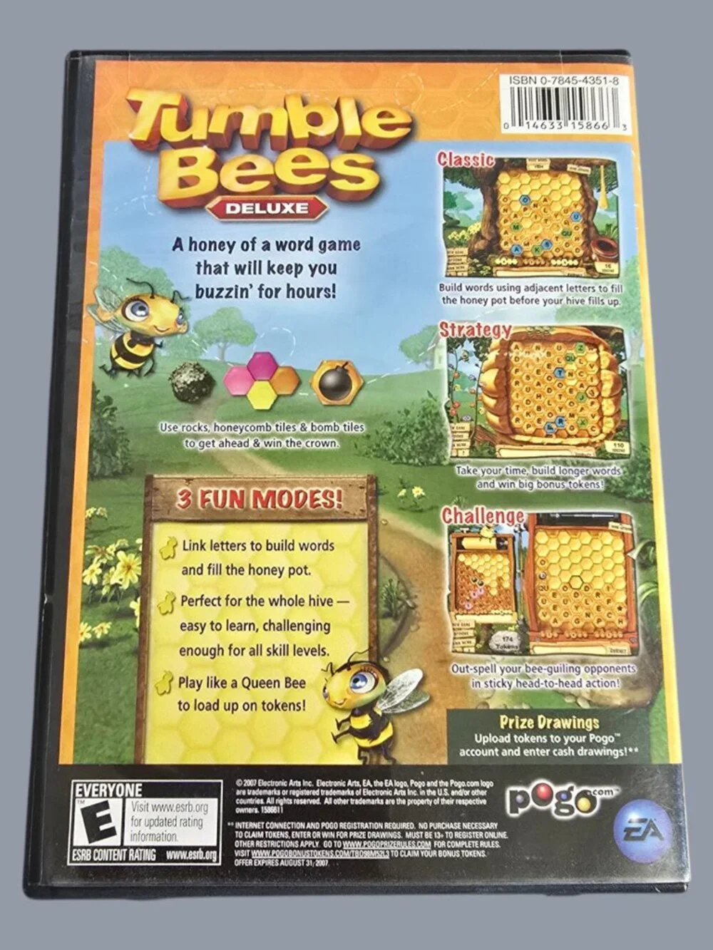 Tumble Bees Deluxe PC Game From Pogo.com CIB Complete in Box